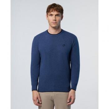 Jersey de hombre cuello redondo mezcla de cashmere North Sails 12gg