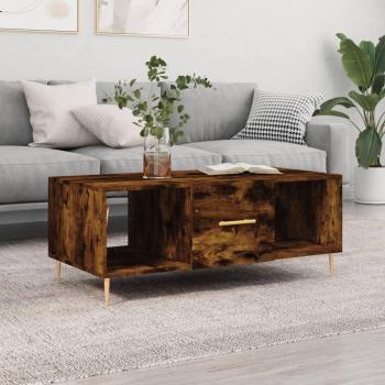 Mesa de centro roble ahumado 102x50x40 cm