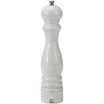 Peugeot Paris U-Select 30 cm White Lacquered Wooden Salt Mill