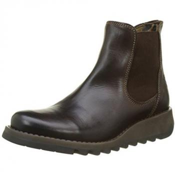 Fly London Women's Salv Pull On Rug Boot Dark Brown - Size: 7