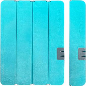TOADFISH 1086 XL Stowaway Folding Cutting Board with Built-In Knife Sharpener - Teal