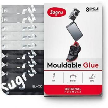 Sugru i000430 moldeable pegamento – Fórmula Original, color negro, blanco, gris cartucho