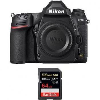 Cámara Digital Réflex Nikon D780 Cuerpo + Tarjeta SanDisk 64GB Extreme PRO UHS-I SDXC 170 MB/s | 2 años de garantía