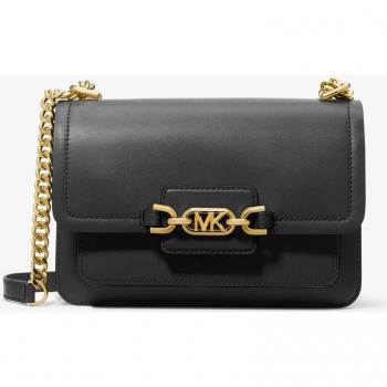 Bolso de hombro Heather de piel con doble asa de cadena
