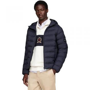 Tommy Hilfiger Men's Mid Weight Hooded Jacket XL Blue
