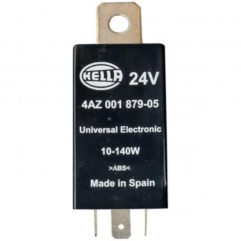 HELLA 4AZ 001 879-051 Relé de intermitencia - 24V - 3polos - montaje exterior - con soporte