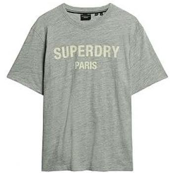 Superdry Camiseta De Manga Corta Luxury Sport Loose Athletic Grey Marl S Hombre