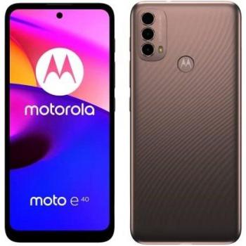 Motorola Moto e40 (Pantalla 6.5 MAX Vision HD+, cámara Triple 48MP, procesador Octa Core, batería 5000 mAH, Dual SIM, 4/64GB, Android 11), Rosa [Versión ES/PT]