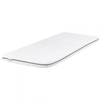 Colchón de Espuma Viscoelástica Petite Dureza Media 90 x 200 cm con Funda Extraíble y Cremallera Blanca