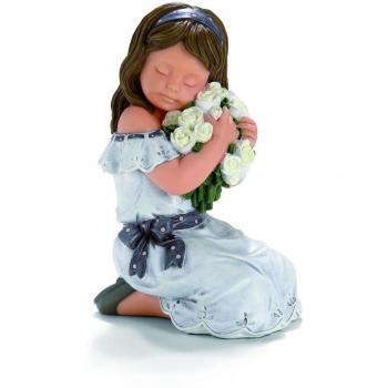 Figura Decorativa - Arte con Encanto / Las Flores de Mi Jardín - Creaciones Nadal - Decoración del Hogar - Hecha en Resina - Fabricada en España - Altura: 18 cm