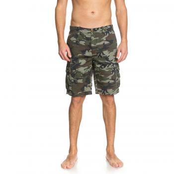Quiksilver Bermuda de hombre Crucial Battle 21' con diseño moderno, tejido ligero y resistente al agua, cintura ajustable, bolsillos laterales y traseros, ideal para actividades acuáticas y uso diario