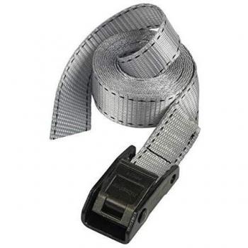 Master Lock 3112EURDAT Cinchas de Amarre con Hebilla Reforzada, Correa, Gris, 5 m x 25 mm