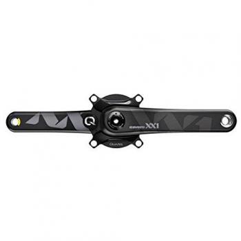 SRAM Uni Bielas Quarq XX1 Eagle 175 mm, QF: 168 MM, BB30 sin Cadena Hojas y rodamiento Interior, 00.3018.166.175 Manivela, Negro, One Size