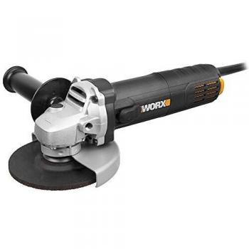 Amoladora 125mm 800W | Worx | WX713 | Escobillas autodesconectantes, rejillas extraibles, bloqueo del husillo