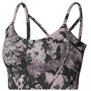 Adidas Sujetador Deportivo Light-Support Long Line All Over Print para Mujeres Multicolor - L