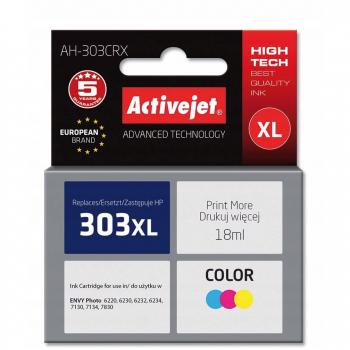 Cartucho de Tinta Original Activejet AH-303CRX Cian/Magenta/Amarillo