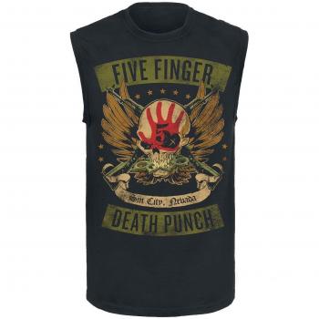 Five Finger Death Punch Locked & Loaded Camiseta Tirantes Negro M