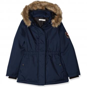 NAME IT Nkfmolly Jacket Noos, Chaqueta para Niñas, Azul Dress Blues, 134