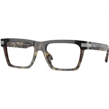 Versace VE3354 5456 Men's Eyeglasses Tortoiseshell Size 55 - Blue Light Block Available