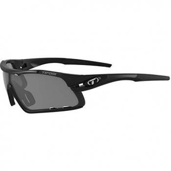 Tifosi Gafas de sol unisex Davos con lente intercambiable, color negro mate, talla única