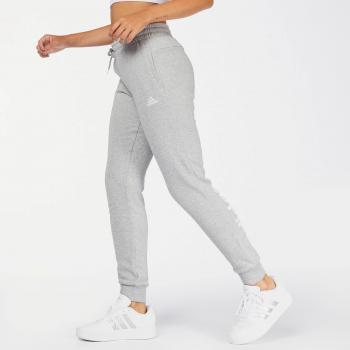 Adidas Essentials Linear French Terry Cuffed Pantalón De Entrenamiento Mujeres Gris Claro - XL