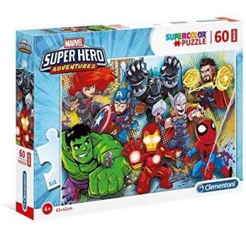 Puzzle Maxi Superhéroes Marvel 60 piezas