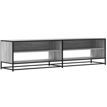 Mueble de TV madera de ingeniería gris Sonoma 180,5x40x46 cm
