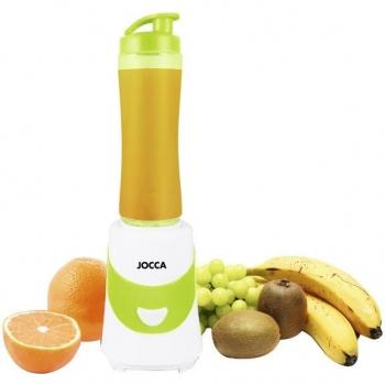 Jocca 5944 Batidora personal, color blanco y verde, 300 W, Acero Inoxidable