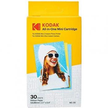 Kodak MSC30 Todo en Uno MC Papel de Repuesto 54x86mm 30 Hojas para Impresora Mini 2