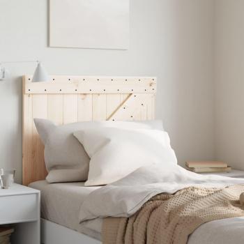 Cabecero de cama madera maciza de pino 80x104 cm vidaXL Marrón