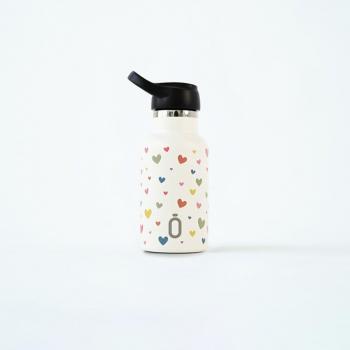Runbott Botella Termo Sport Kids 350ml Confeti Corazones Nata