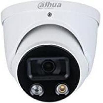 Cámara Domo IP Dahua 8MP Tioc 2.0 H265, WDR, IVS, Iluminación Dual LED/IR 30m, Lente 2.8mm, IP67, POE,
