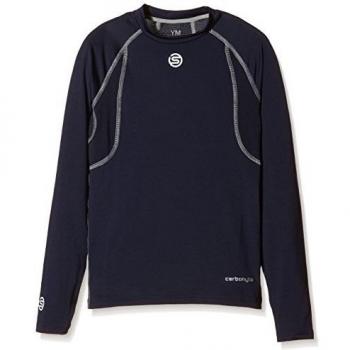 Skins Carbonyte Youth Top Long Sleeve Round Neck - Prenda, color azul, talla m
