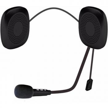Auriculares Inalámbricos Bluetooth 4.2 para Motocicleta con Intercomunicador, Micrófono y Reducción de Ruido