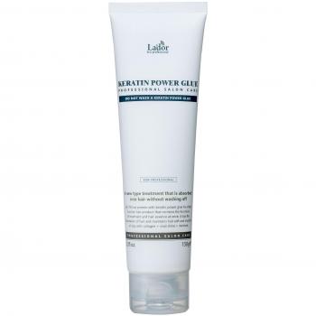 Lador Keratin Power Glue - Pegamento Capilar Profesional con Colágeno y Aceite de Moringa, 150g