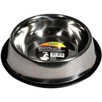 Comedero Antideslizante de Acero Inoxidable BUBI 17 cm, 0,45 l