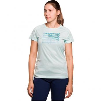 Camiseta de mujer Trangoworld Ohrid Evasion manga corta azul pálido - L