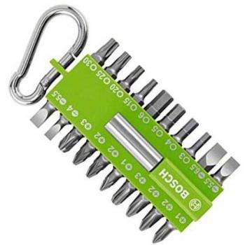 Set de puntas de 21 piezas con llavero para atornillar