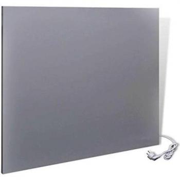 Panel calefactor blanco de metal con infrarrojos, 750 W 95 x 81 x 2,5 cm