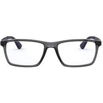 Ray-Ban RX7056 5814 Unisex Square Grey Eyeglasses with Blue Light Blocking, Size 53