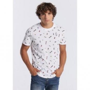 Camiseta de manga corta para hombre en color verde