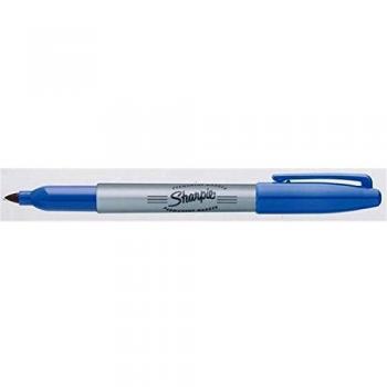 SHARPIE Lot de 3 Marqueurs permanent FINE, bleu