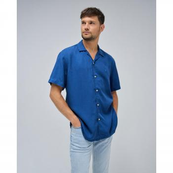 Camisa de hombre regular lisa manga corta Salsa Jeans Lightdenim