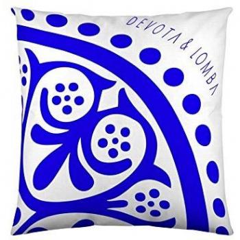Devota & Lomba Klein Geo Funda de cojín, Algodón, Multicolor, 60x60x0.1 cm
