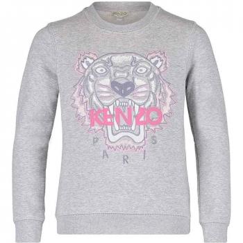 Kenzo Sudadera Tiger Gris Niã±a 8A