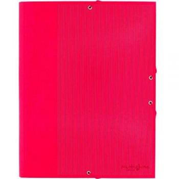 Grafoplás 1225154 Colección Multiline Carpeta de Cartón 3 Solapas, Fucsia Rosa, Folio