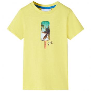 Camiseta infantil amarilla 140 Día y Noche