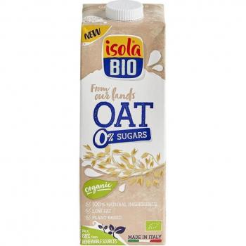 Isola Bio Bebida Vegetal de Avena Orgánica Sin Azúcar 1 Litro