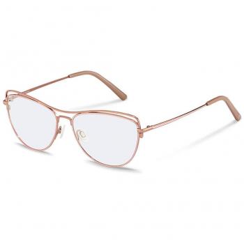 Rodenstock R2628 B Armazones para Mujer Dorados 53 Lentes Recetadas Para Mujer Dorados Gafas Recetadas para Mujer Dorados