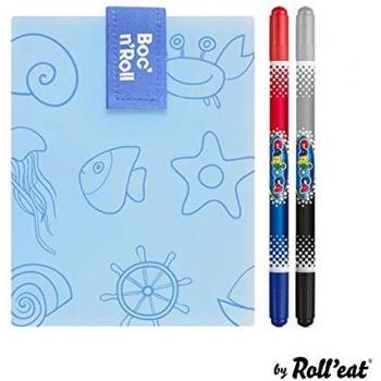 Porta Alimentos Boc n'Roll Paint Azul + 2 Rotus